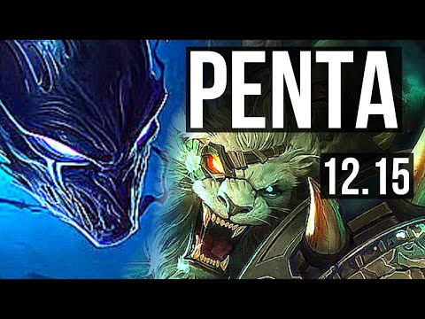 NOCTURNE vs RENGAR (JNG) | Penta, 2.7M mastery, 2000+ games | EUW Master | 12.15