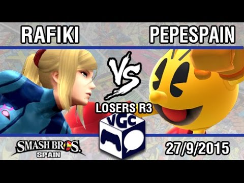VGC2015 - Rafiki (ZSS) VS PEPESPAIN (Pac-Man) SSB4 Losers R3 - Top 8