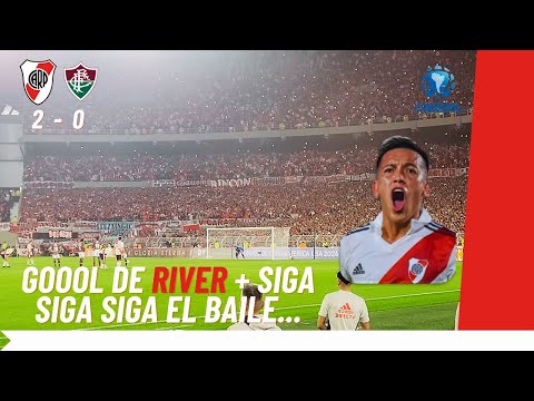 "River vs Fluminense - 07/06/23 - Grupo Libertadores - Gool + siga el baile + quiero la libertadores" Barra: Los Borrachos del Tablón • Club: River Plate