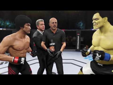 Bruce Lee vs. Zombie Monster - EA Sports UFC 2 - Dragon Fights 🐉