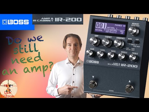 BOSS IR-200: Do we still need an Amp?