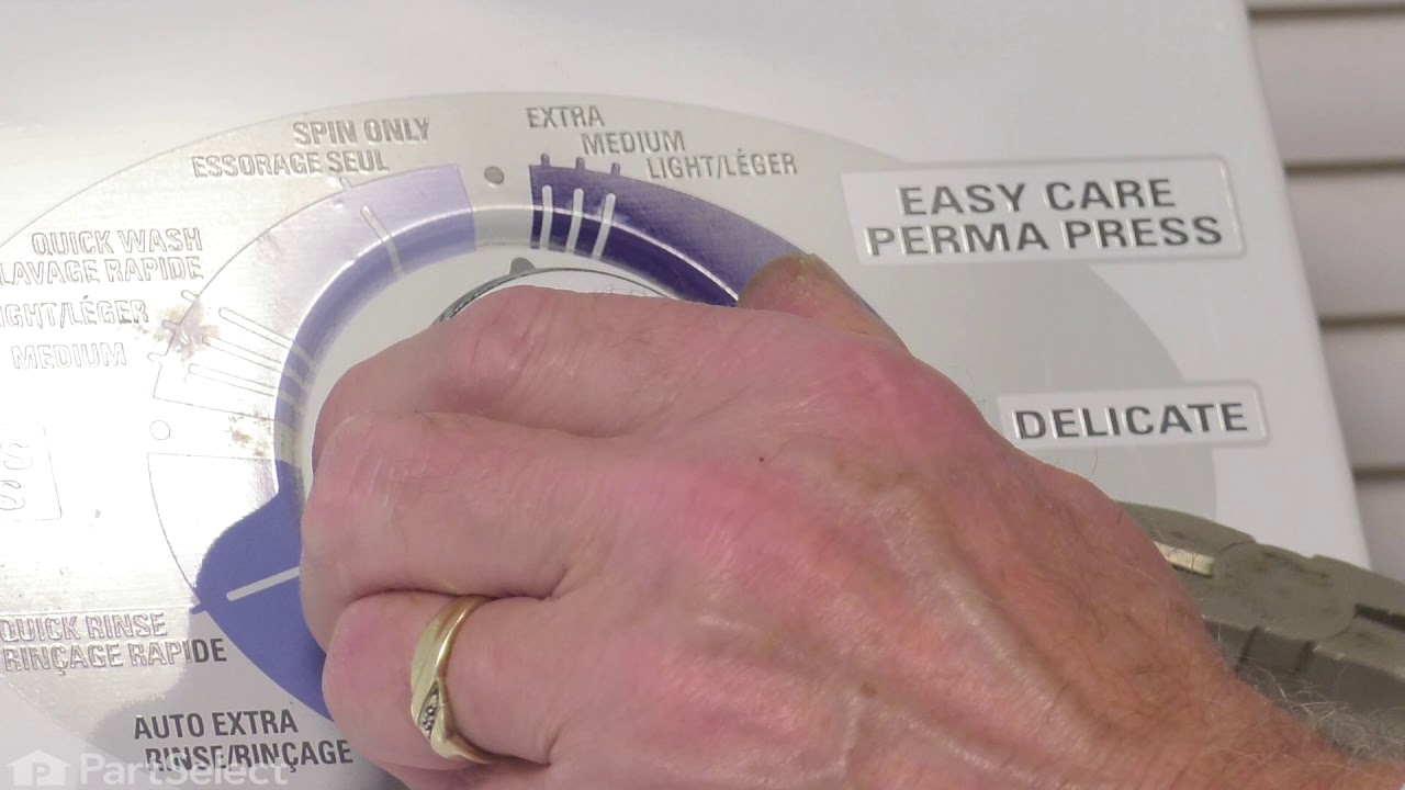 Replacing your General Electric Washer Knob Dial