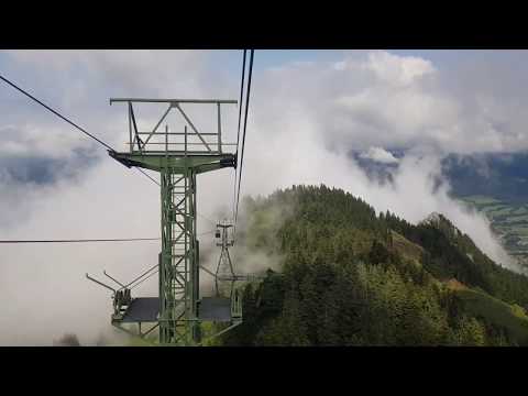 Im Zeitraffer mit der Brauneck Bergbahn von der Talstation zur Bergstation
