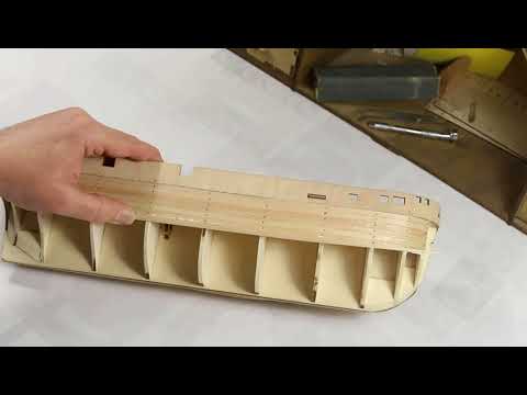 17- Colocación del primer forro del casco 2. HMS Terror - Modelismo Naval