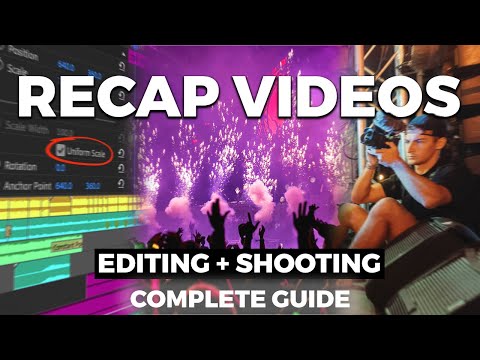 Complete BEGINNERS Guide to Filming and Editing Party / Event Recaps
