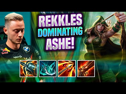 REKKLES DOMINATING WITH ASHE! - G2 Rekkles Plays Ashe ADC vs Jhin! | Patch 11.22