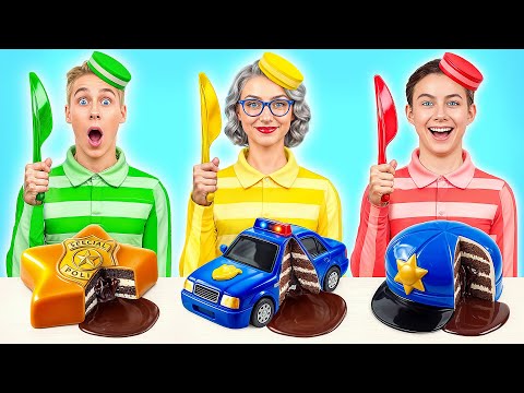 Me vs Grandma Cooking Challenge in Prison | Funny Food Hacks by Multi DO Challenge