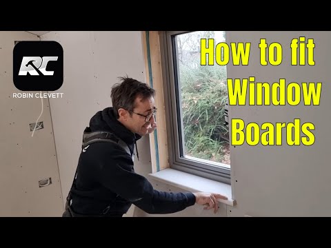 How to fit Window boards with and without power tools