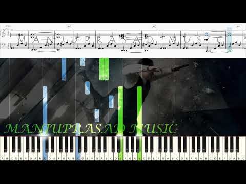 INCEPTION TIME- EASY | MIDI | SHEET | Manjuprasad Music | Manjuprasad on Piano