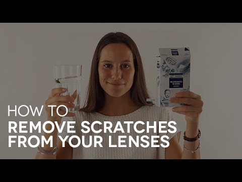 How to remove scratches from your lenses?