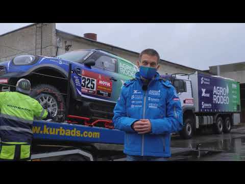 Kurbads supports the participation of Lithuanian rally-raid driver Vaidotas Žala in the Dakar rally