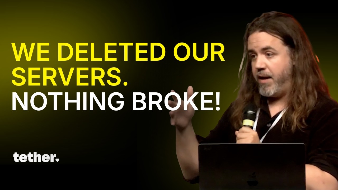 We built a P2P app with no servers. 1M users didn't miss them | David Mark Clements, Tether