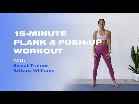 15-Minute Plank & Push-Up Barre Workout With Britany Williams