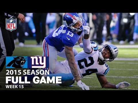 Odell vs. Norman FULL... I mean, Panthers vs. Giants FULL GAME | NFL 2015 Season Week 15
