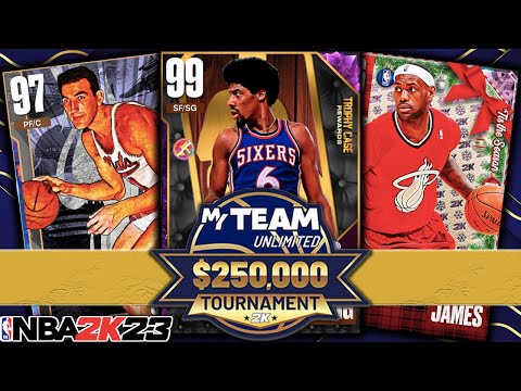 MY LINEUP FOR THE THIRD $250K TOURNAMENT QUALIFIER! NBA 2K23 MyTEAM SQUAD BUILDER