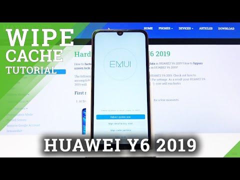 How to Wipe Cache Partition on HUAWEI Y6 2019 - Clear Cache Files