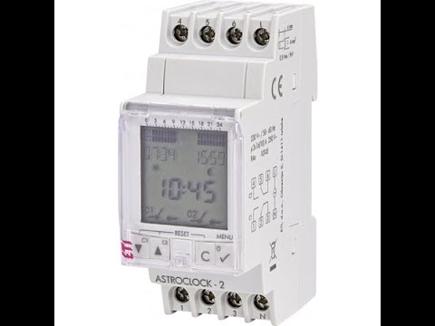 Video Releu crepuscular & Releu astronomic de timp ASTROCLOCK-2