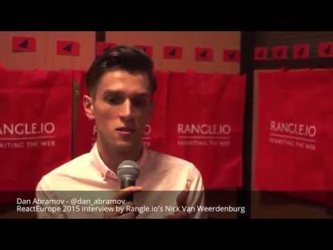 Dan Abramov's interview at ReactEurope 2015 by Rangle.io