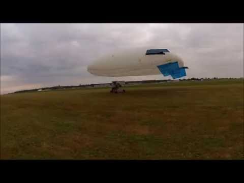 World's smallest electric hybrid Airship
