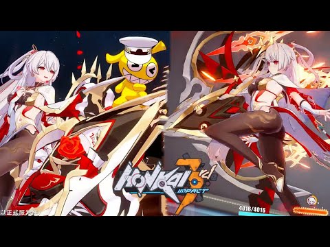 Theresa New Gameplay Animation & New DIVINE KEY! Honkai v8.7
