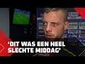 'Dit was een heel slechte middag'