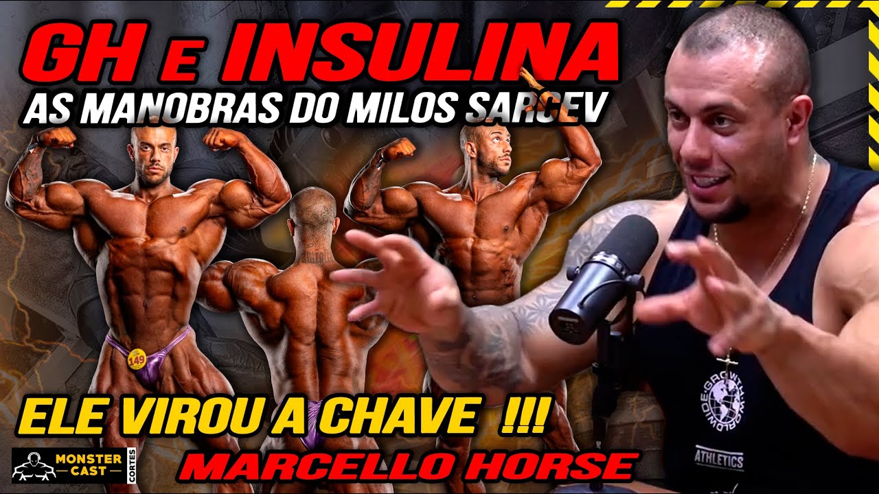 AS MAGIAS de MILOS SARCEV com GH e INSULINA | HORSE VIROU A CHAVE 100% !!! | MARCELLO HORSE