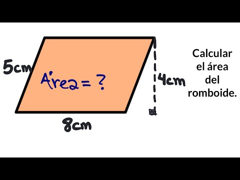 area de un romboide