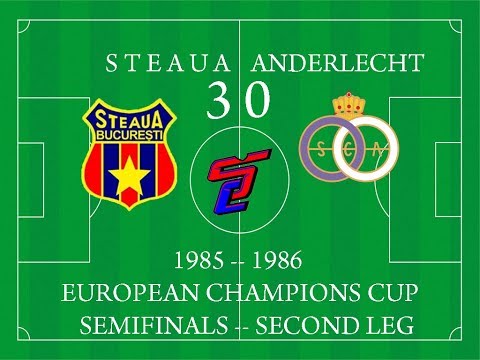 Steaua 3-0 Anderlecht Bruxelles (1985/1986 ECC)