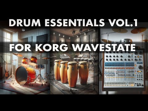 Drum Essentials Vol. 1 - a Korg WaveState SoundSet (Korg WaveState Patches, Soundpack)