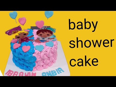 Baby Shower Cake   By  (Chef Mazhar Gujjar )#babyboy    #nicesong      #Chefmazhargujjar
