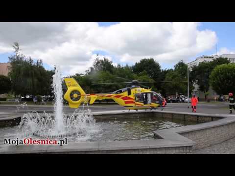 3.07.2017 Oleśnica - śmigłowiec LPR na pl. Zwycięstwa