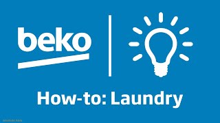How to clean the pump filter on your Beko Washing Machine