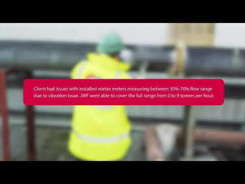 JWF RealWear First non-invasive steam measurement installation in the UK
