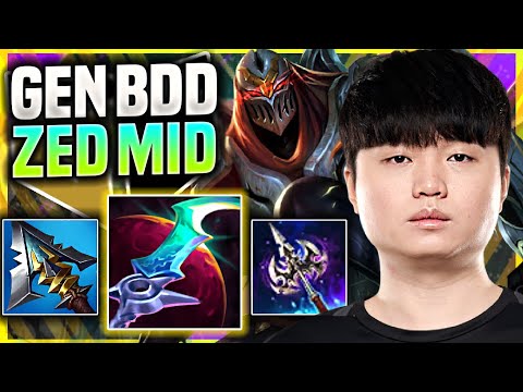 BDD BRINGS BACK HIS ICONIC ZED! - GEN Bdd Plays Zed Mid vs Katarina! | Season 11