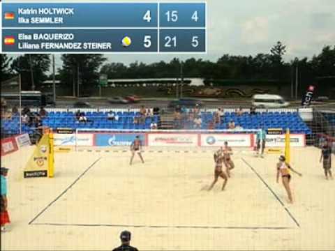 Holtwick-Semmler GER Liliana-Baquerizo ESP 0-2 (15-21, 17-21) Pool F Moscow Grand Slam 2011