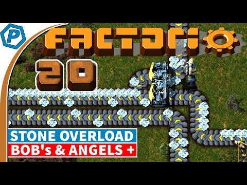 Factorio 0.16.x | So much slag to process, Stone overload | Bob's & Angels, with Brain Melting | 20