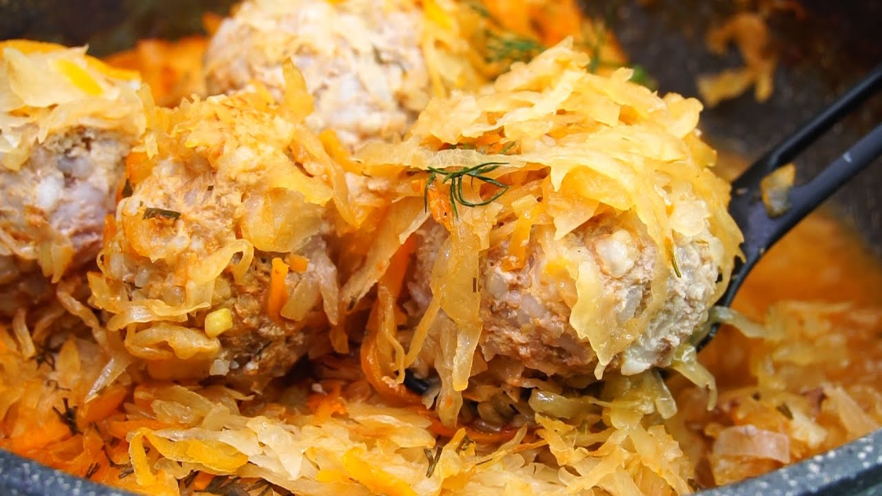 Тефтели с капустой - так фарш мало кто готовит, а зря!