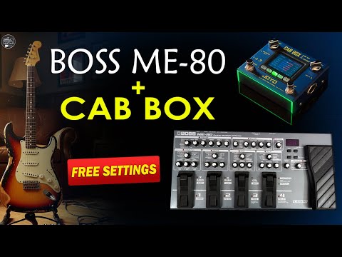 BOSS ME 80 Distortion & Joyo Cab Box IR Loader Guitar Pedal
