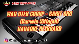 Download lagu KARAOKE SAKIT GIGI - WAK UTEH GROUP (DARWIN SITINJAK) | BY DJ SARVIN AUDIO mp3