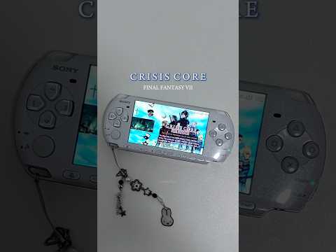 Crisis Core: Final Fantasy VII PSP #sonypsp  #finalfantasy7 #tech #2000s #psp #videogames