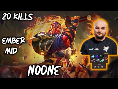 NOONE EMBER SPIRIT MID 20 KILLS 26 MIN GG CIS PRO MID Laner Dota2 7.28b fullgame