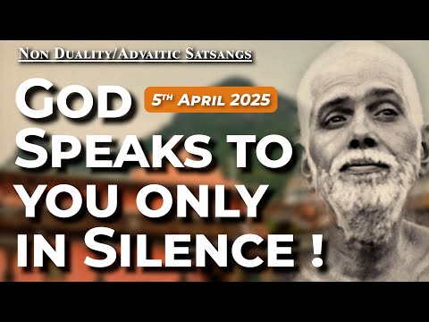 761. Bhagavan Ramana Satsang - God speaks to you only in Silence!
