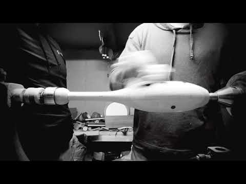 Indian Clubs Hungary - this is how the dotted indian club is made