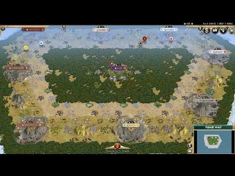 Civ 5 AI Only Timelapse: Destiny of Rome (Vox Populi)