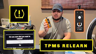 How To Reprogram Tire Pressure Sensors on 2007-2020 Chevy Silverado.!!