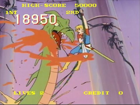 Lukozer Retro Game Review 242 - Super Don Quixote - Laserdisc Arcade Coin-Op