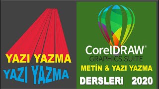 Corel Draw dersleri - yazı yazma
