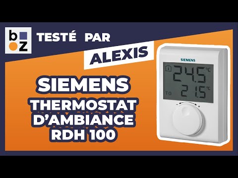 Thermostat d'ambiance RDH100 SIEMENS