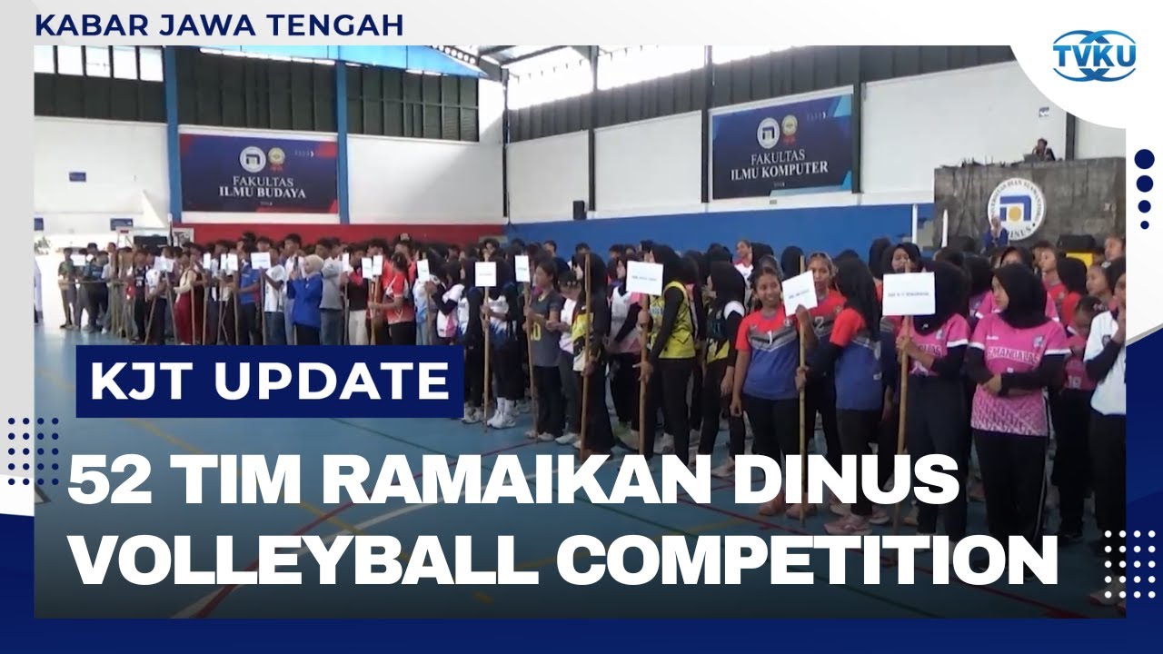 52 Tim Ramaikan Dinus Volleyball Competition 2026