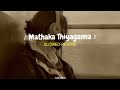 Mathaka Thiyaganna Slowed Reverb Maniya Slowed Reverb Music